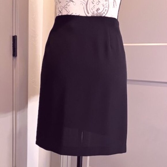 Cache Black Pleated Wrap-Around Skirt-SIZE 6 - Picture 6 of 7